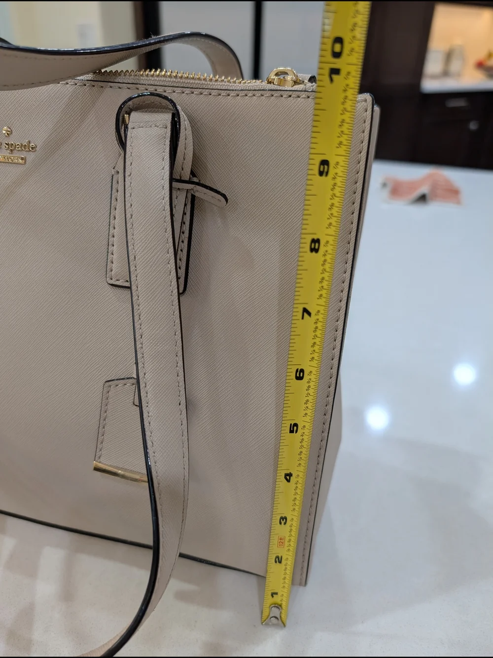 Kate Spade Cream Medium Bag with Gold Hardware